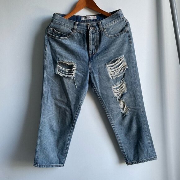 Miss Miss by Valentina Distressed  Jeans Made In Italy - Picture 7 of 7